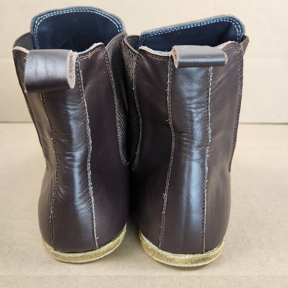 Unbranded Women's Barefoot Zero Drop Chelsea Brown Leather Upper Boots 40 EU - Picture 9 of 12